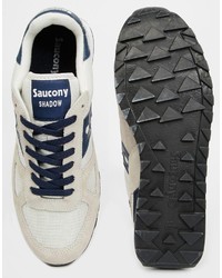 weiße Leder Turnschuhe von Saucony