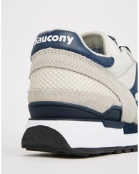 weiße Leder Turnschuhe von Saucony