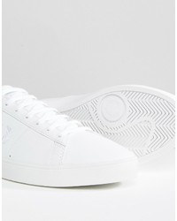 weiße Leder Turnschuhe von Fred Perry