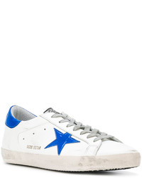 weiße Leder Turnschuhe von Golden Goose