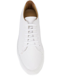 weiße Leder Turnschuhe von Common Projects