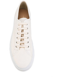 weiße Leder Turnschuhe von Common Projects