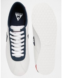 weiße Leder Turnschuhe von Le Coq Sportif