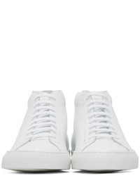 weiße Leder Turnschuhe von Common Projects