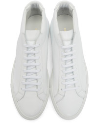 weiße Leder Turnschuhe von Common Projects