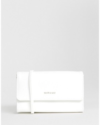 weiße Leder Umhängetasche von Matt & Nat