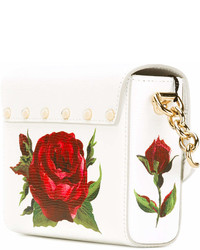 weiße Leder Umhängetasche von Dolce & Gabbana