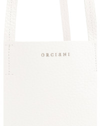 weiße Leder Umhängetasche von Orciani