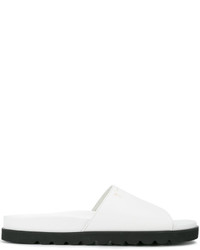 weiße Ledersandalen von Giuseppe Zanotti Design