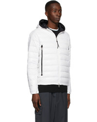 weiße leichte Daunenjacke von Moncler