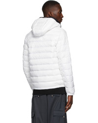 weiße leichte Daunenjacke von Moncler