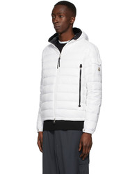 weiße leichte Daunenjacke von Moncler