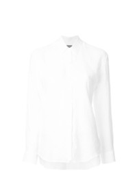 weiße Leinen Bluse mit Knöpfen von Jac+ Jack