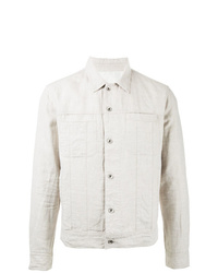 weiße Leinen Shirtjacke von Venroy