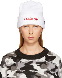 weiße Mütze von Gosha Rubchinskiy