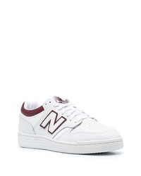 weiße niedrige Sneakers von New Balance