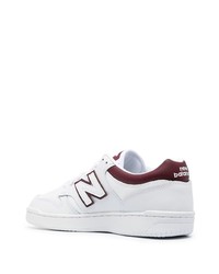 weiße niedrige Sneakers von New Balance