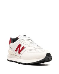 weiße niedrige Sneakers von New Balance