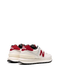 weiße niedrige Sneakers von New Balance