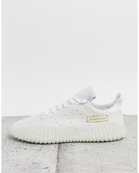 weiße niedrige Sneakers von adidas Originals
