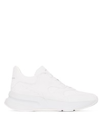 weiße niedrige Sneakers von Alexander McQueen