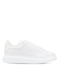 weiße niedrige Sneakers von Alexander McQueen