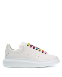 weiße niedrige Sneakers von Alexander McQueen