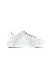 weiße niedrige Sneakers von Alexander McQueen