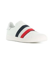 weiße niedrige Sneakers von Moncler