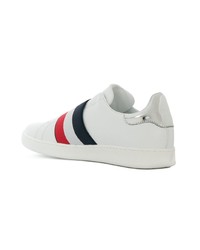 weiße niedrige Sneakers von Moncler