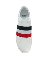 weiße niedrige Sneakers von Moncler