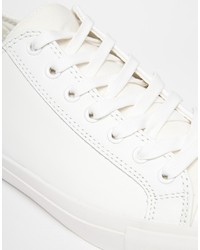 weiße niedrige Sneakers von Aldo