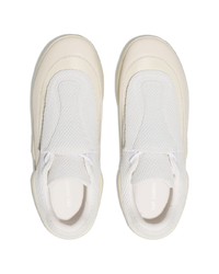 weiße niedrige Sneakers von Raf Simons