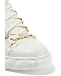 weiße niedrige Sneakers von Balenciaga