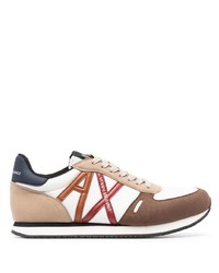 weiße niedrige Sneakers von Armani Exchange