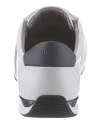 weiße niedrige Sneakers von BOSS