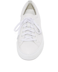 weiße niedrige Sneakers von Tory Burch