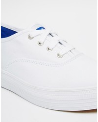 weiße niedrige Sneakers von Keds