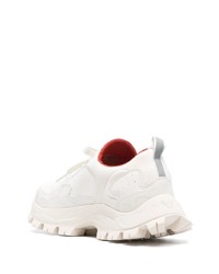 weiße niedrige Sneakers von Emporio Armani