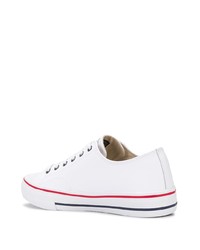 weiße niedrige Sneakers von Tommy Jeans