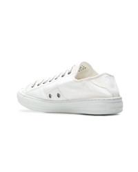 weiße niedrige Sneakers von Maison Margiela