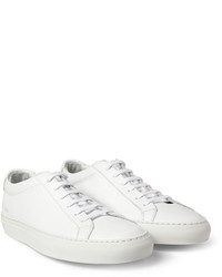 weiße niedrige Sneakers von Common Projects