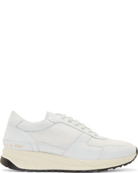 weiße niedrige Sneakers von Common Projects