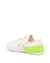 weiße niedrige Sneakers von MSGM