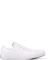 weiße niedrige Sneakers von Converse