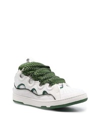 weiße niedrige Sneakers von Lanvin