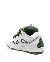 weiße niedrige Sneakers von Lanvin