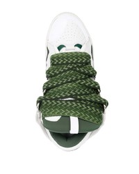 weiße niedrige Sneakers von Lanvin