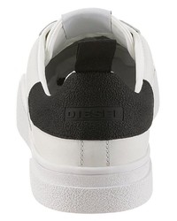 weiße niedrige Sneakers von Diesel