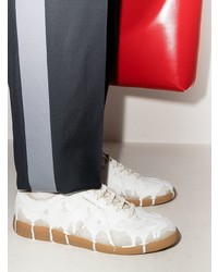 weiße niedrige Sneakers von Maison Margiela